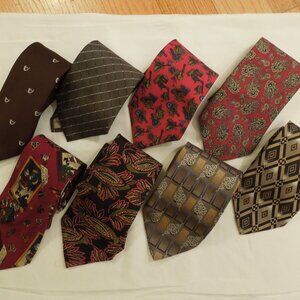 Men's Vintage Ties Lot of 8